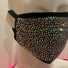 Swarovski blinged out face mask - Adult Size - w/ included and replaceable - PM 2.5 filter