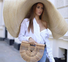 Biege - Large Straw Sun & Beach Hat