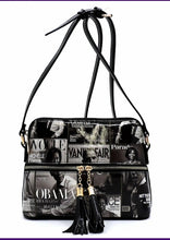 Obama adjustable strap handbag