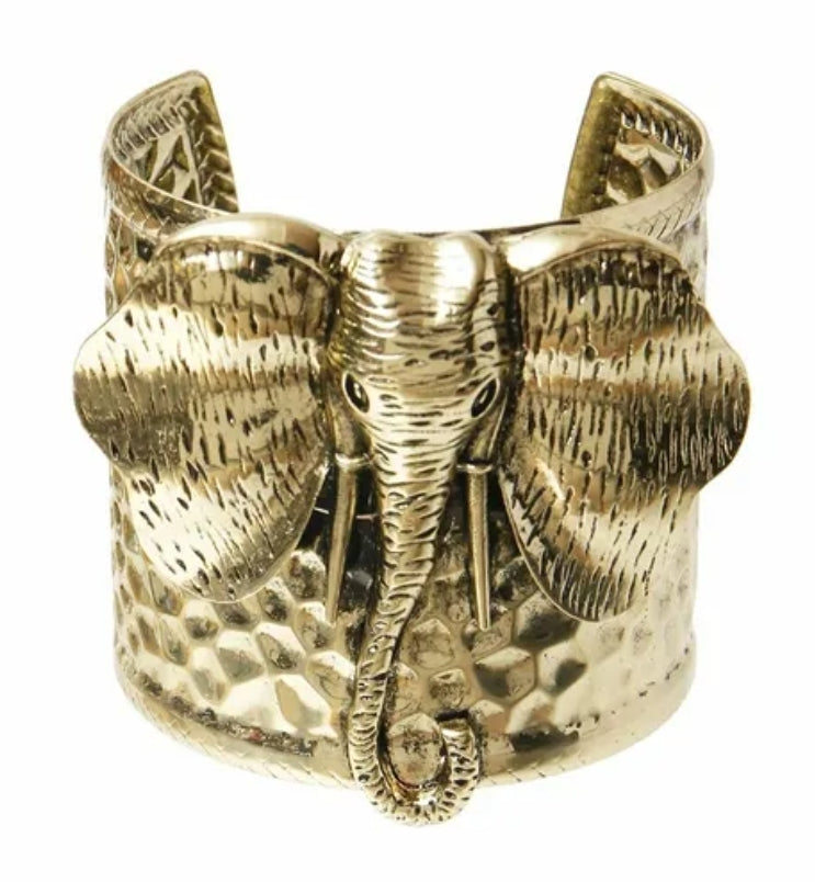 Metal Elephant large bangle