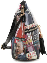 Obama adjustable strap handbag