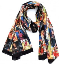 Long Michele Obama scarf