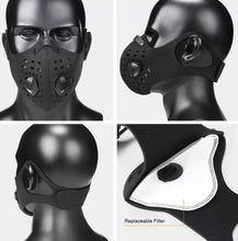 Red - N95 Adult Size Face mask W/ filter