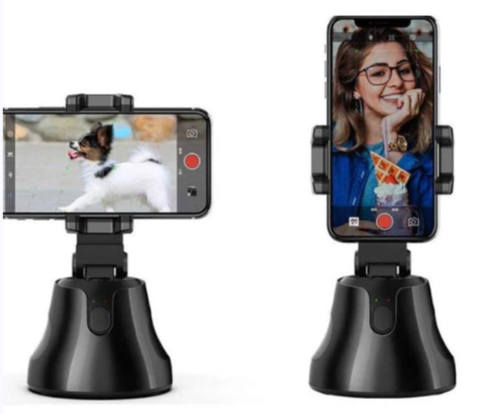 360 Rotating automatic smart personal camera cell phone stand