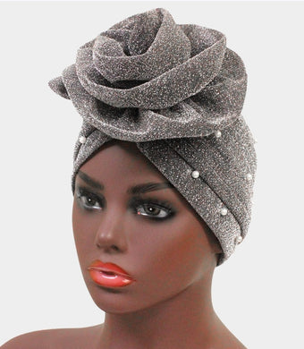 Glitter Shiny head wrap turban