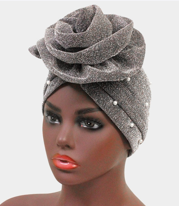 Glitter Shiny head wrap turban