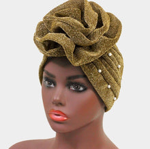 Glitter Shiny head wrap turban