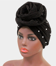 Glitter Shiny head wrap turban