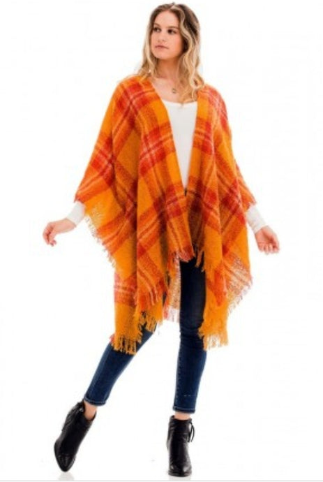 Fringed poncho