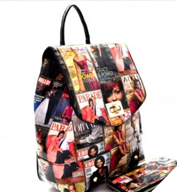 Michele Obama Back pack W/matching wallet