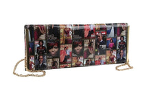 Michelle Obama Long Clutch W/detachable chain strap