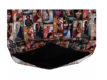 Extra long and wide Michelle Obama magazine clutch