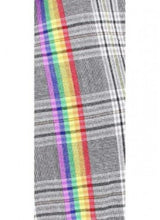 Rainbow accent scarf