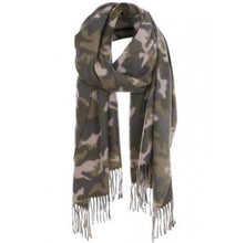 Trendy animal print long scarf