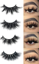 4 Pairs - 25MM - 3D Mink  Eyelashes