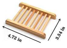 Bamboo wooden soap holder