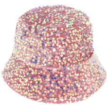 Sequin bucket hat