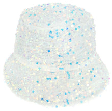 Sequin bucket hat