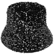 Sequin bucket hat